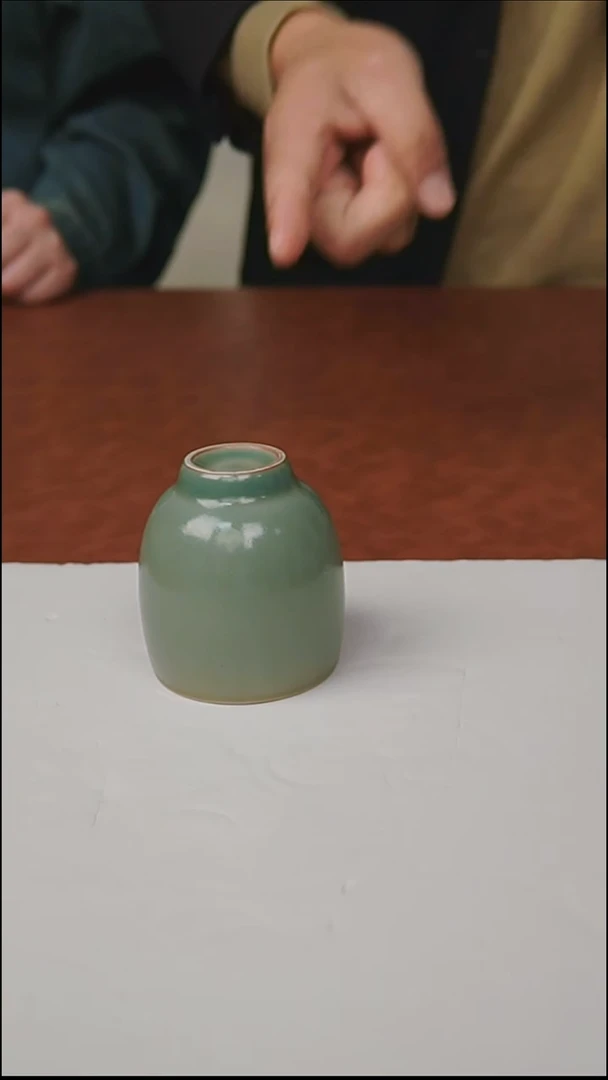 杯子瓷富山严选汝瓷，美人杯