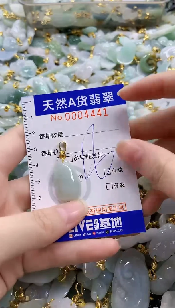 颈饰未镶嵌翡翠天然A货翡翠