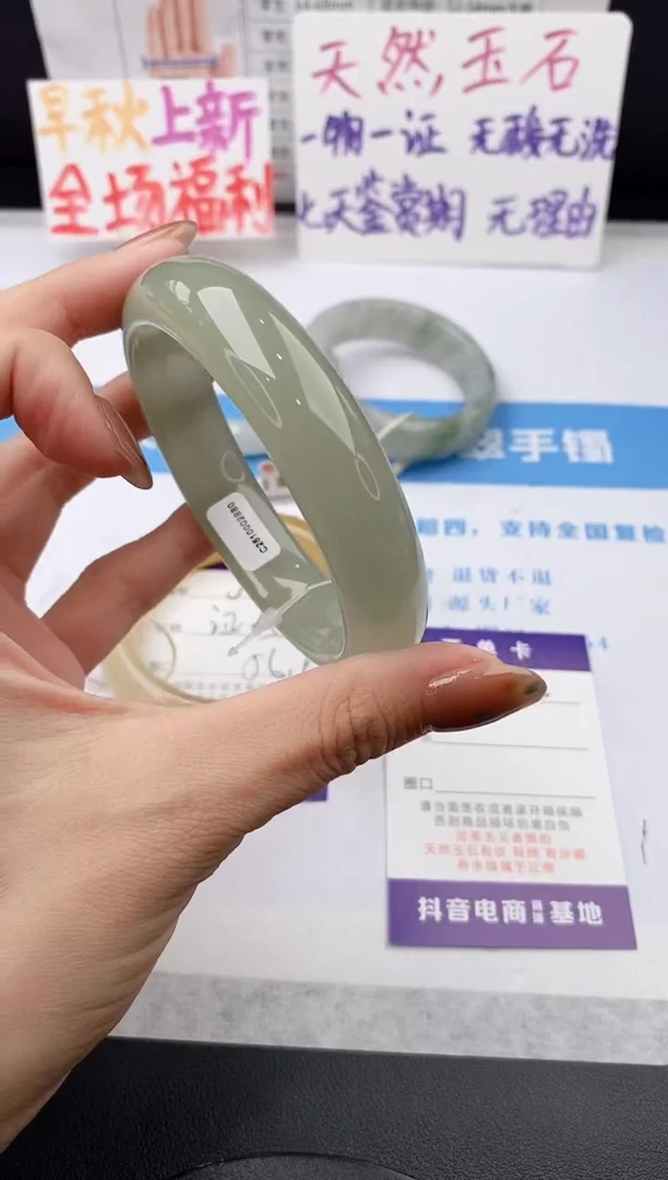 未镶嵌手镯石英质玉j122-DB63+