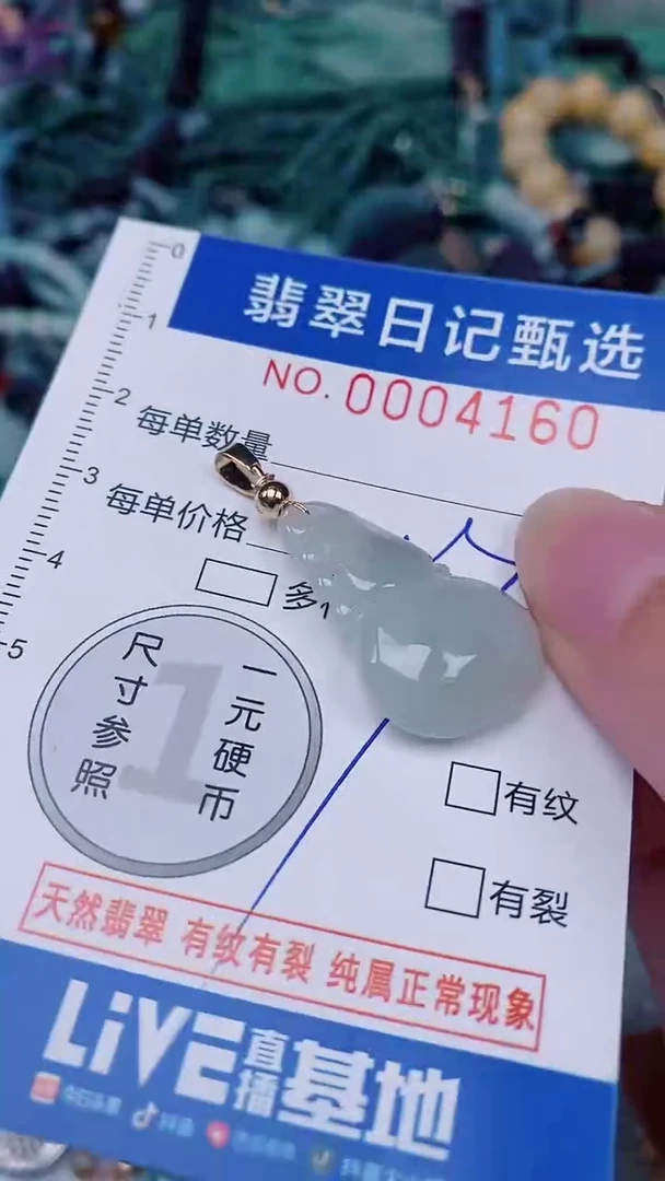 翡翠未镶嵌颈饰00004160