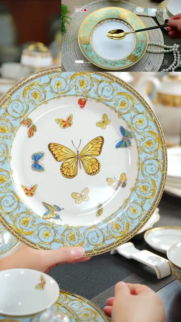 瓷片10.5英寸平盘 1个 福利款