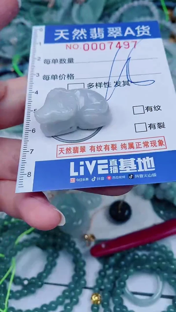 翡翠未镶嵌颈饰00007497