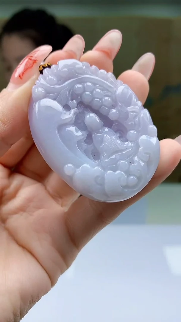 【闪购商品】定制翡翠未镶嵌4902ty-毛货挂件38