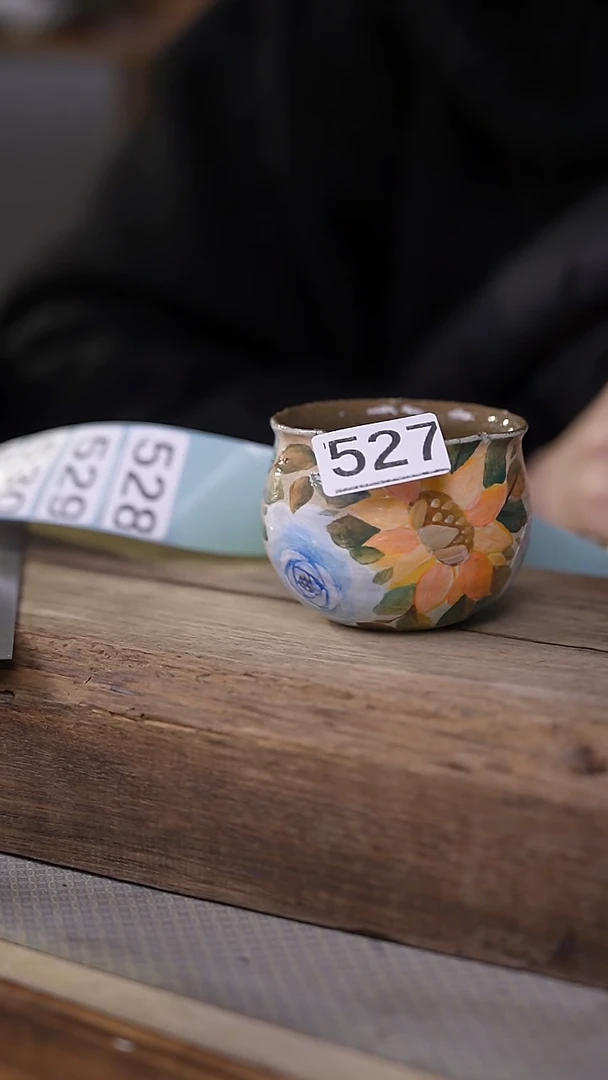 【闪购商品】瓷片油画风·彩绘·设计师石一款