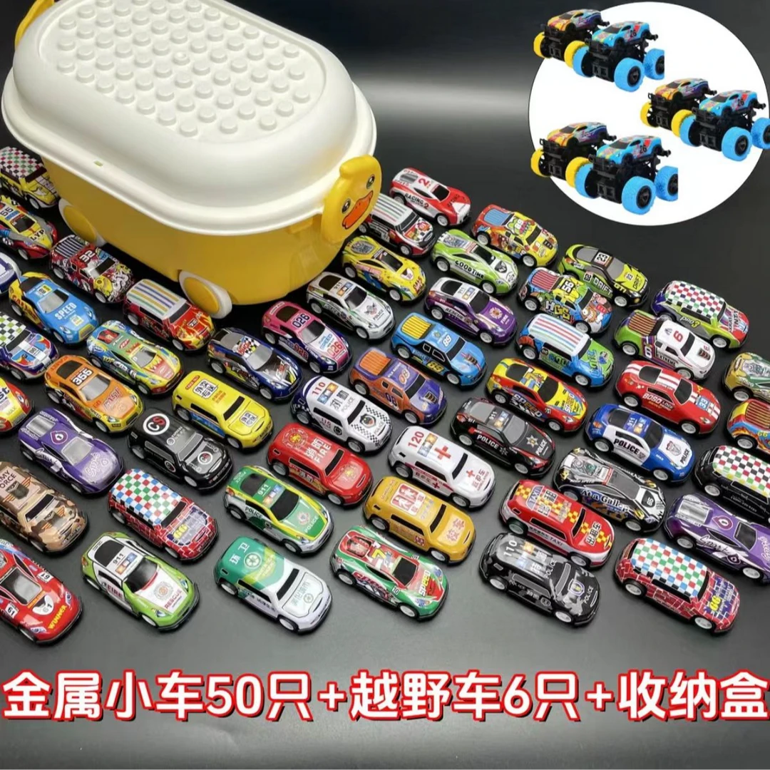 小车车模摩托车合金儿童回力合金跑车小孩小孩玩具车