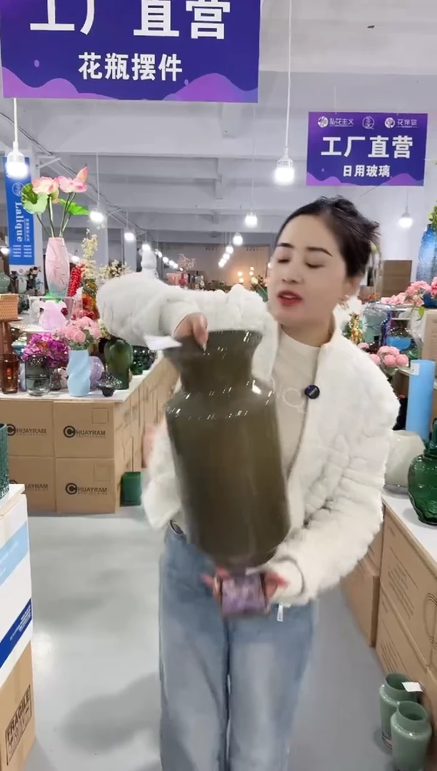 【闪购商品】玻璃安琪花瓶厂微瑕-UGNL