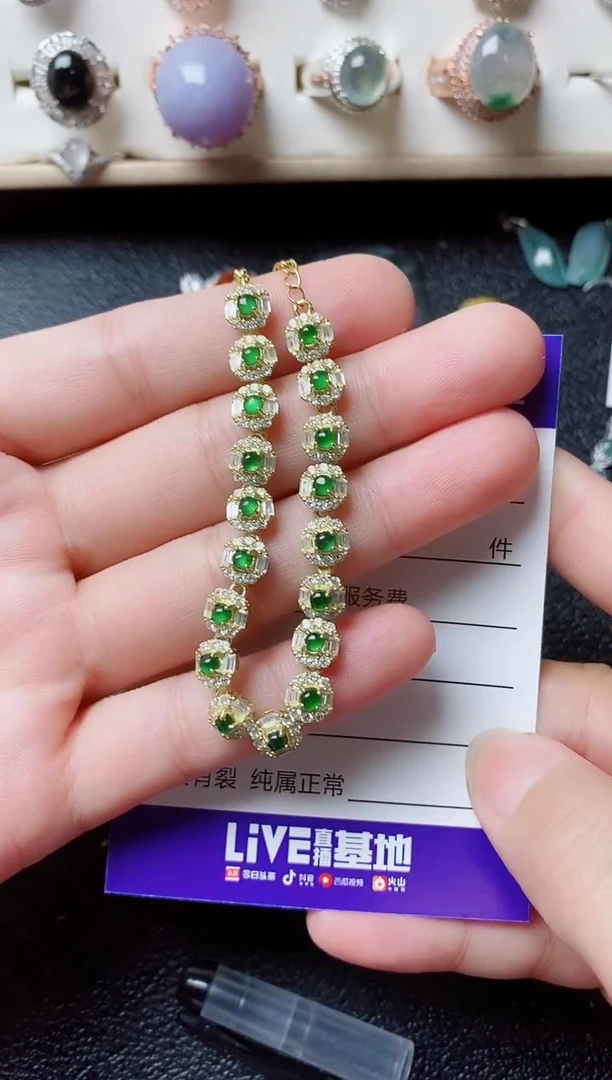 【闪购商品】翡翠戒指银S925镶嵌11111