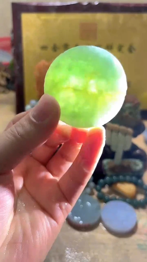 未镶嵌挂件翡翠A货常璀6932