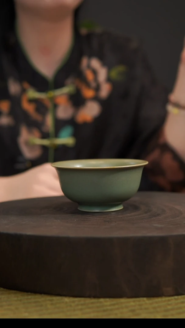 杯子压手杯 汝州原产地  原矿老釉