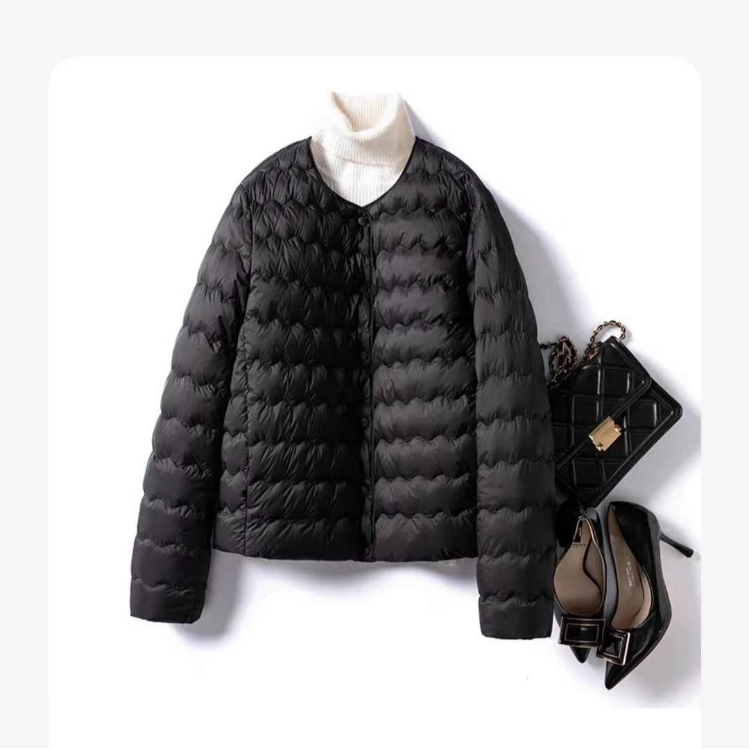 【90绒】雅鹿新款轻薄羽绒服女冬季宽松休闲百搭内胆小个短款外套潮