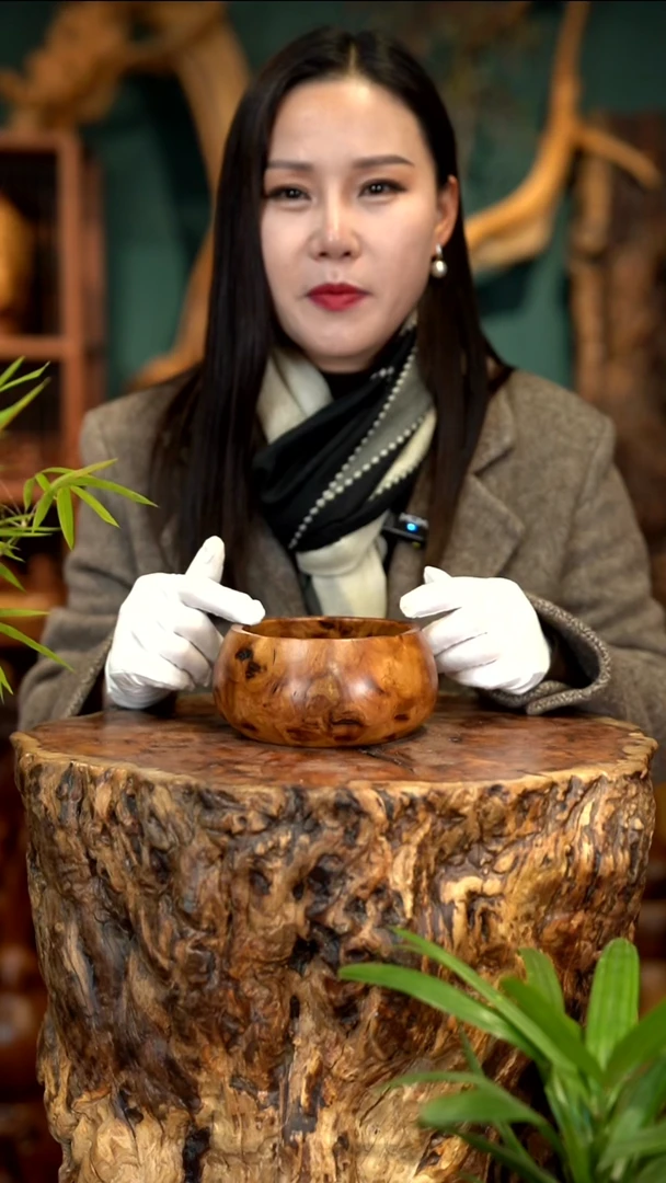 木雷击枣木聚宝盆