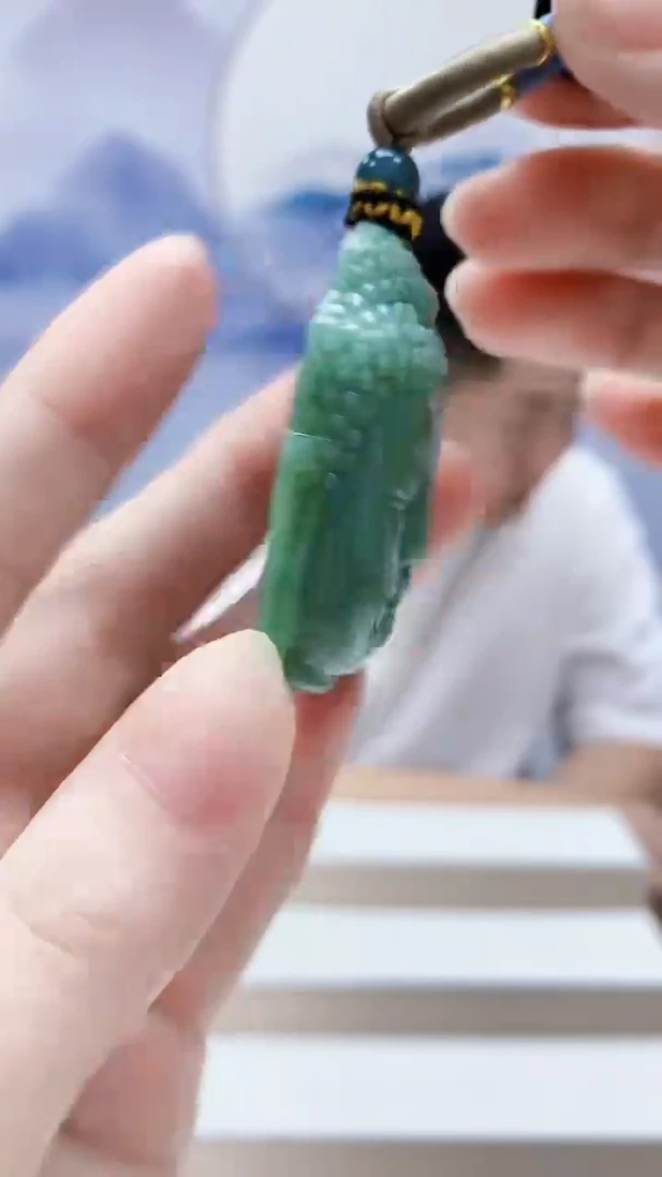 未镶嵌定制翡翠4917ry-毛货挂件452