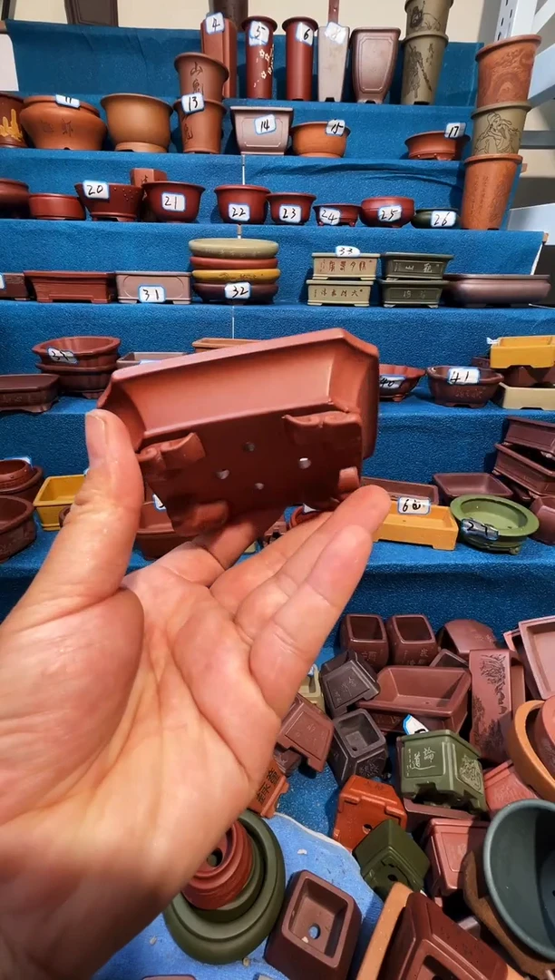 【闪购商品】紫砂紫砂花盆9*6.5*2