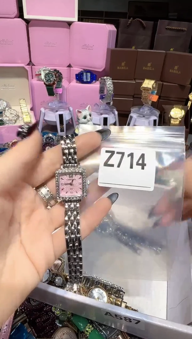 石英机芯不锈钢不锈钢直播定闪专用