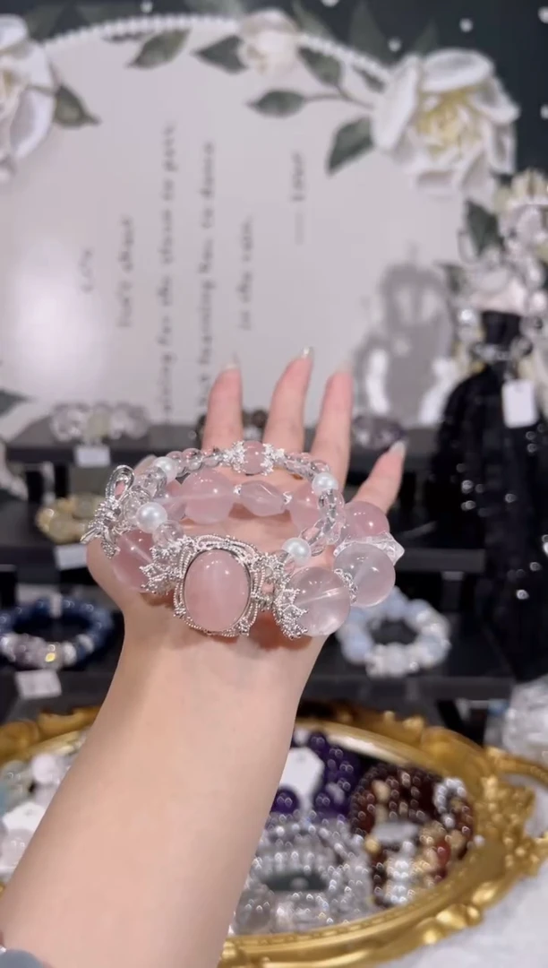 【闪购商品】水晶手链未镶嵌天然水晶默认微瑕 多样性发货发其一