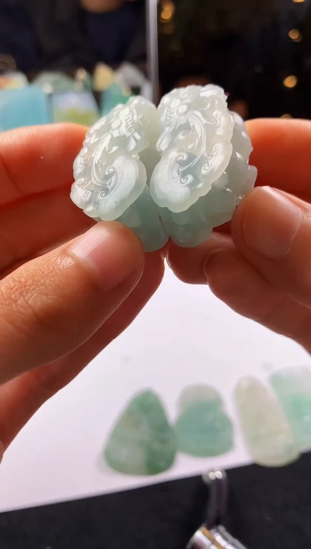 未镶嵌定制翡翠毛货不退不换