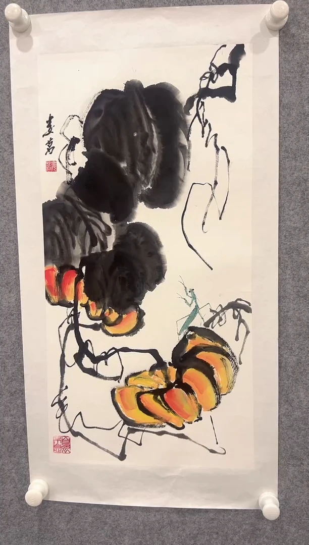 国画娄茗-2平尺-国画作品