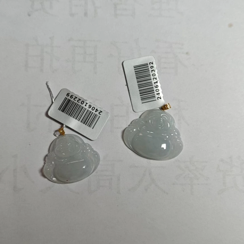 天然A货翡翠佛公多样性发其一（拍一发一）- #1111