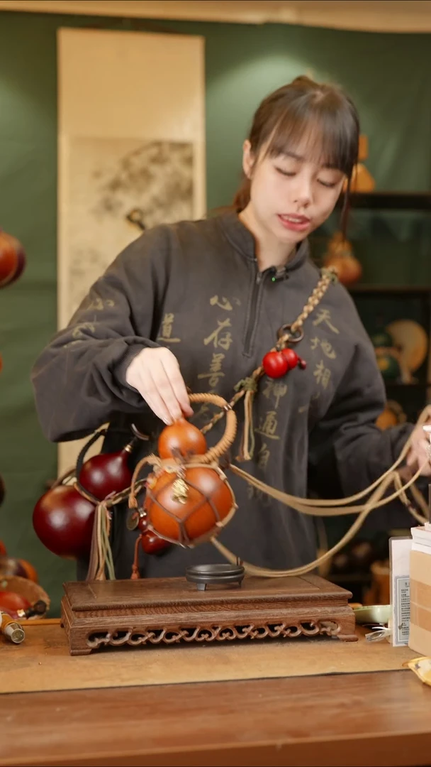 78号精品天然大漆酒葫芦一物一拍~