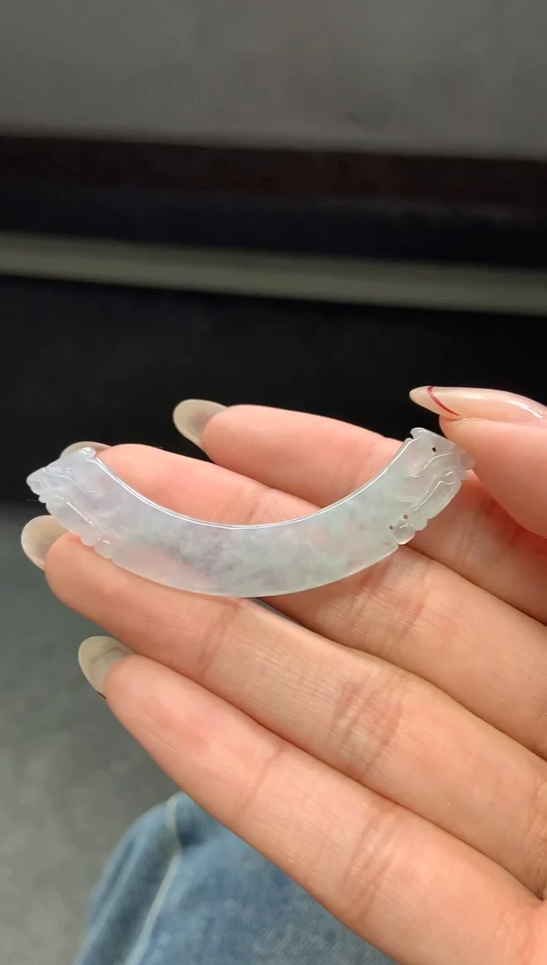 【闪购商品】翡翠颈饰未镶嵌玉璜-编绳