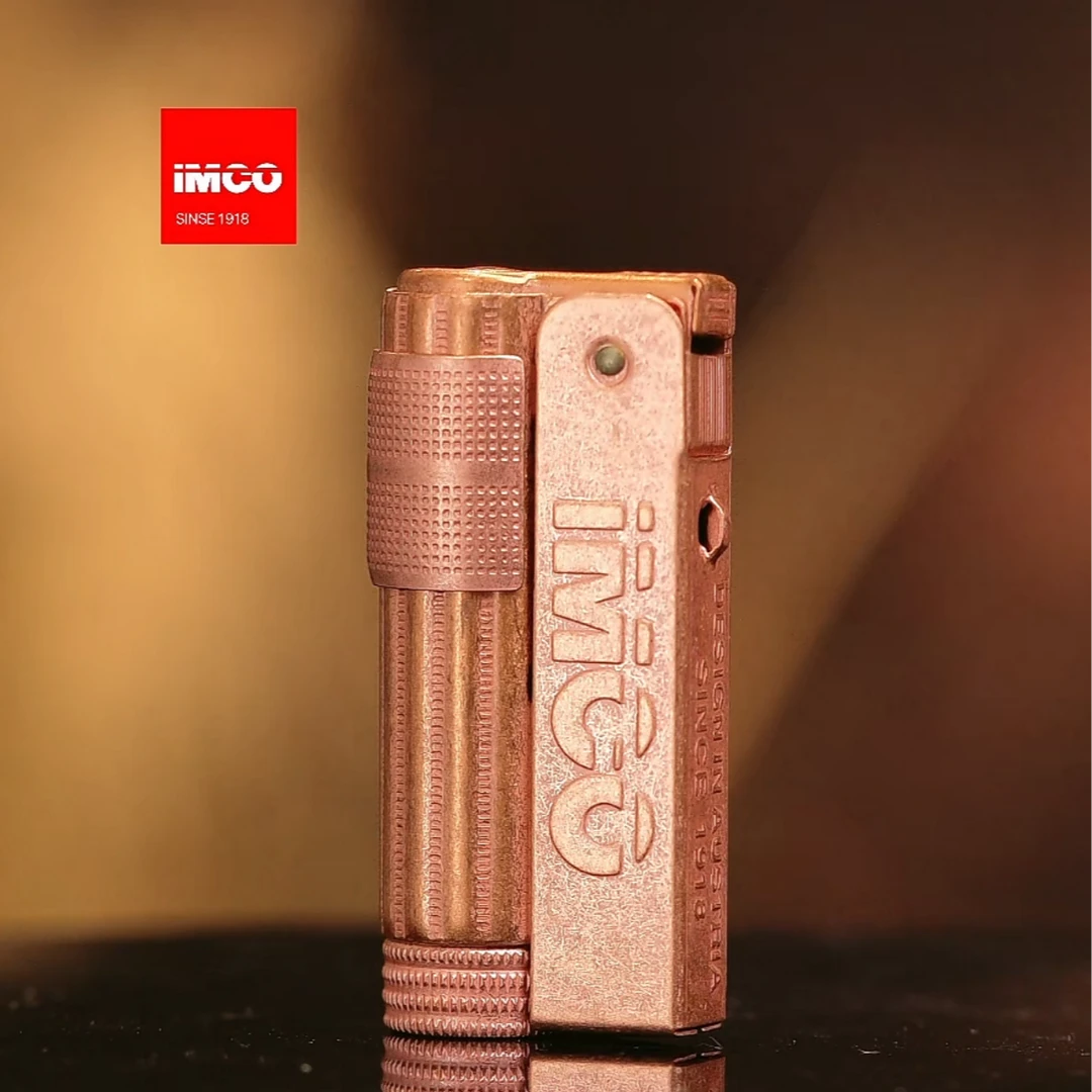 IMCO紫铜滚花6700IMCO标311复古刻字手工高档时尚打火机【商品卡】
