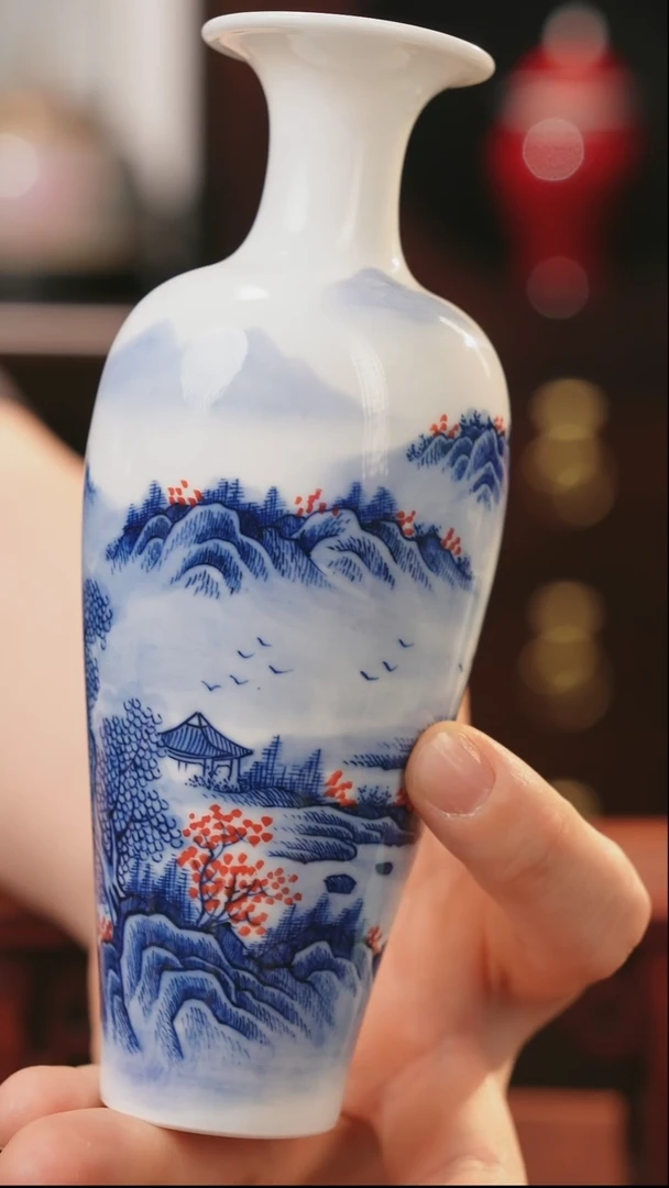 摆件纯手工手绘原创