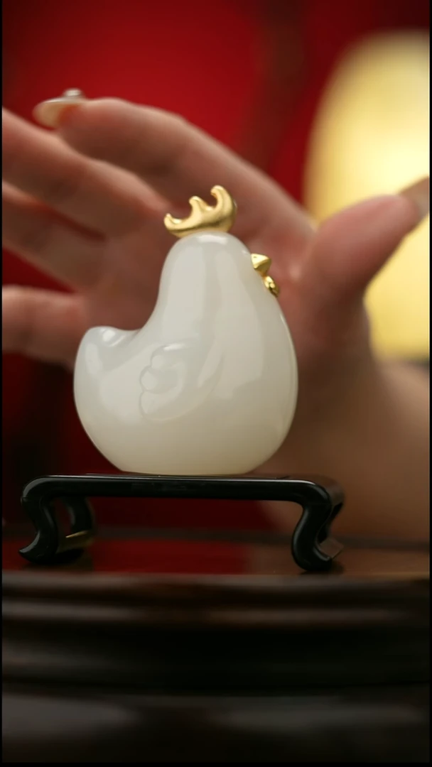 玉【大吉大利】天然玉石摆件