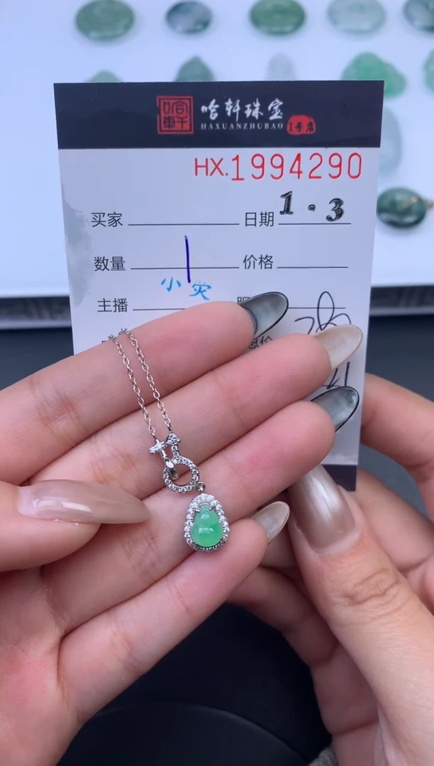 未镶嵌挂件翡翠哈轩 项链1