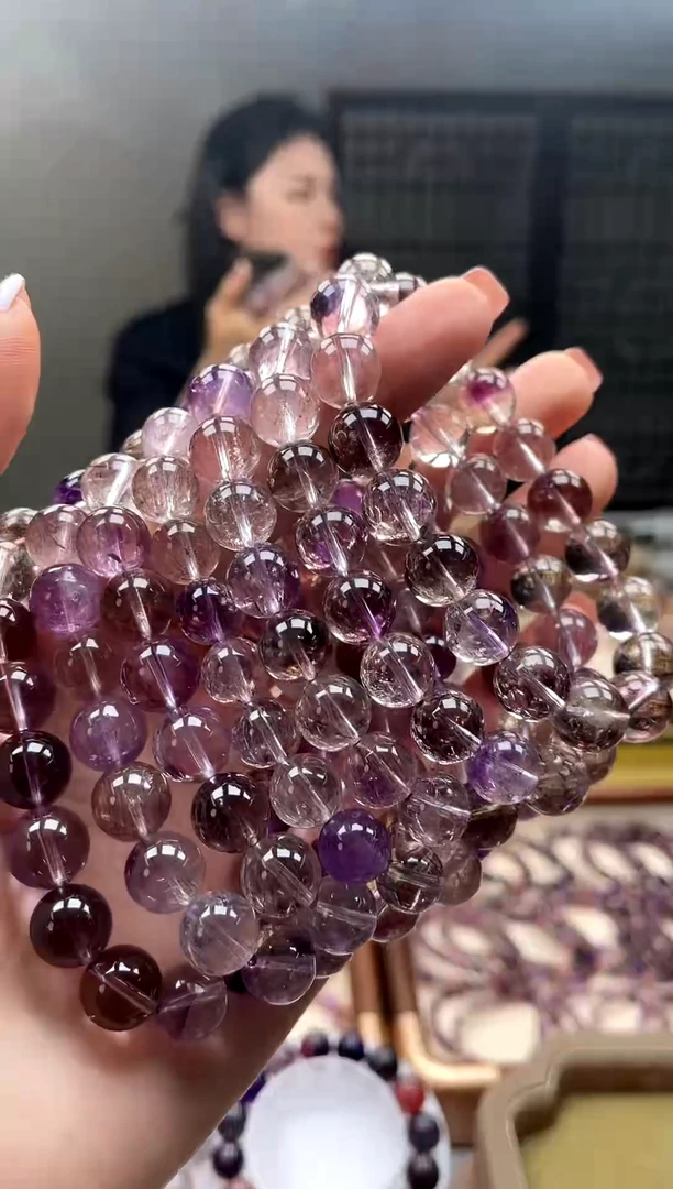 未镶嵌手串水晶【迎迎甄选】超七仙女超手串10mm 多样性发一