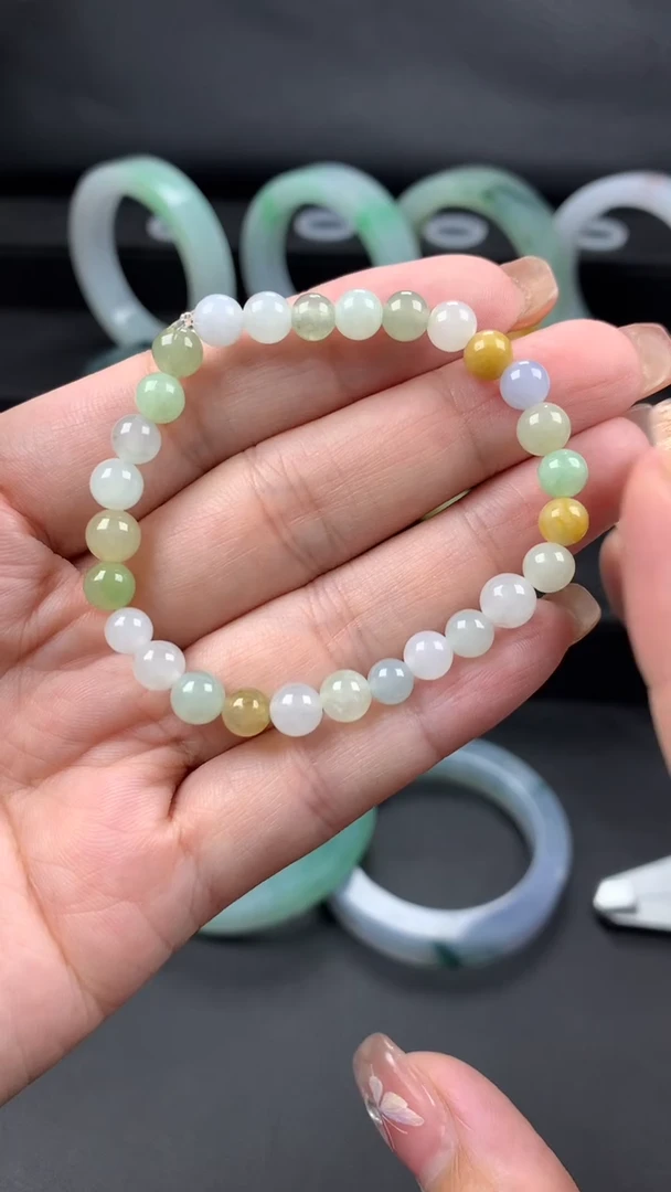 未镶嵌手串翡翠翡翠手串