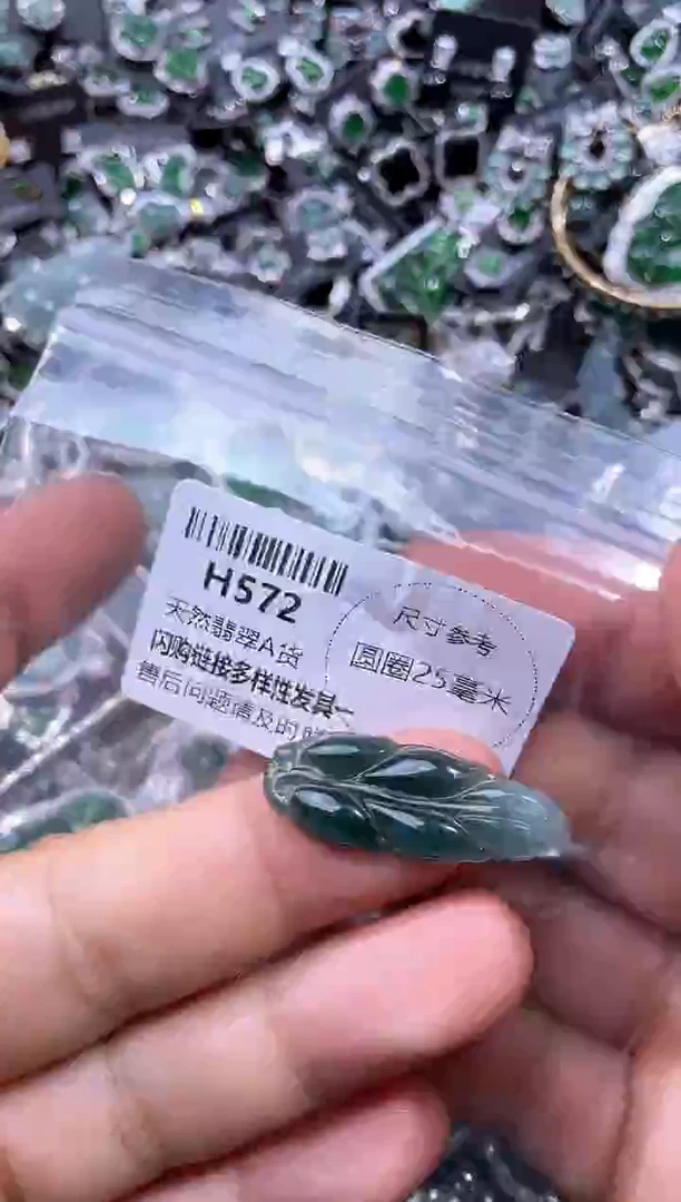 【闪购商品】翡翠颈饰未镶嵌H572有瑕疵