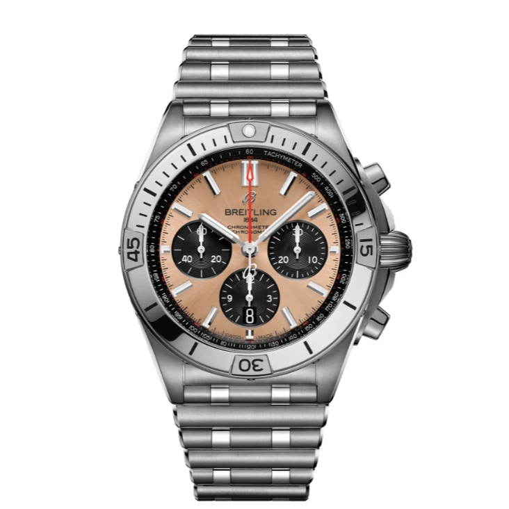 全新未使用 BREITLING/百年灵 机械计时B01/AB0134101K1A1/42mm