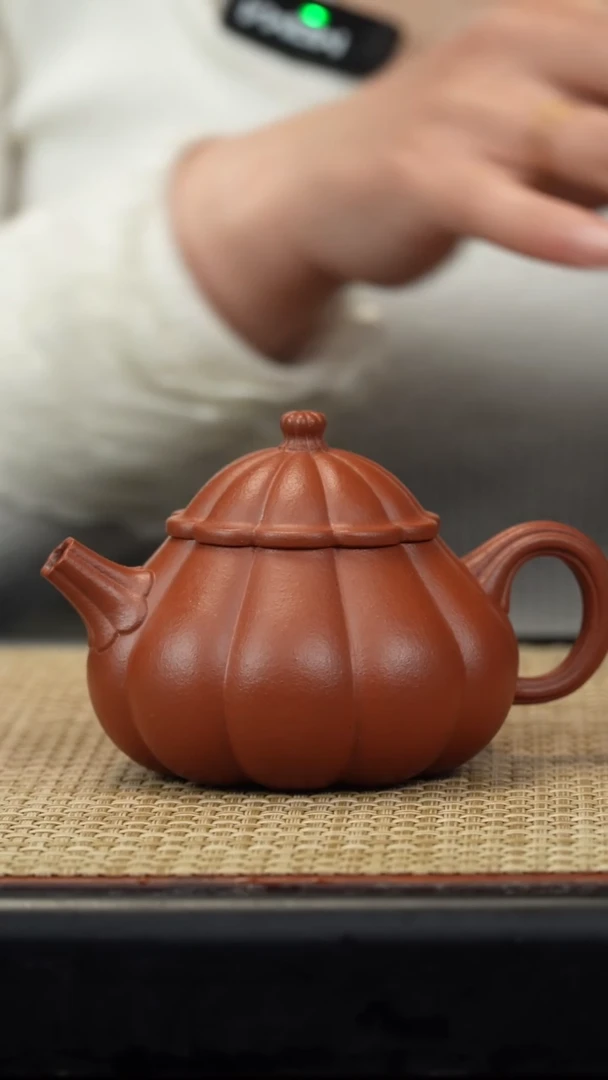 【闪购商品】紫砂茶壶生砂筋纹文旦150c
