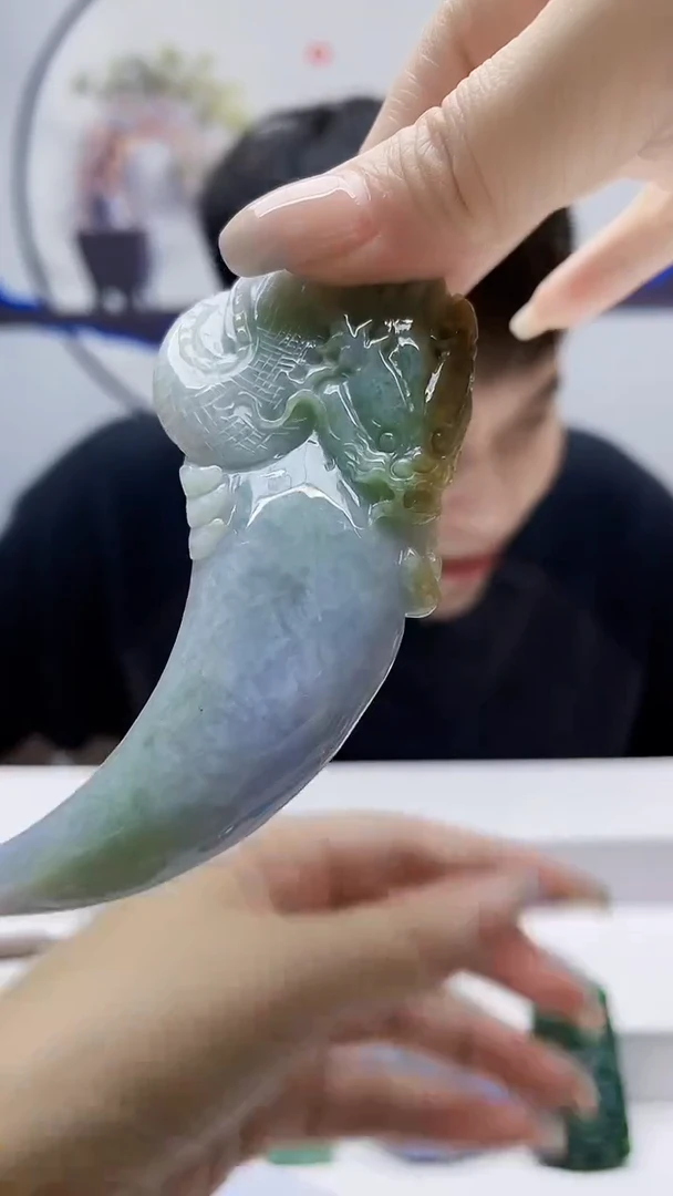 未镶嵌定制翡翠毛货挂件29