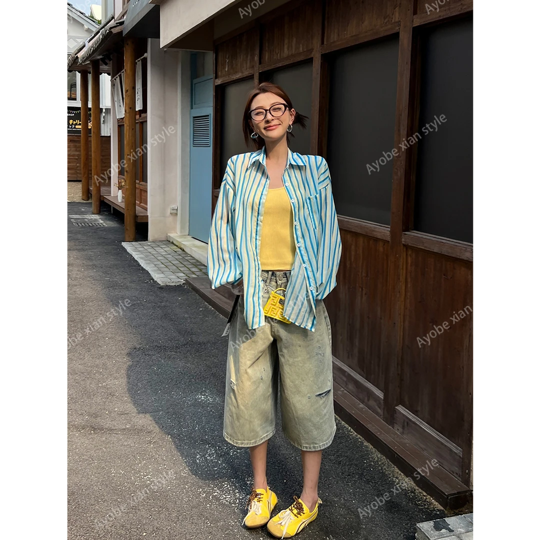 【Ayobe】盐色胶卷~甜美温柔纯色系针织背心纤纹内搭显瘦百搭吊带