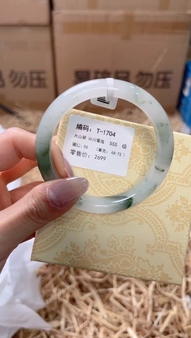 未镶嵌手镯石英质玉T-1704