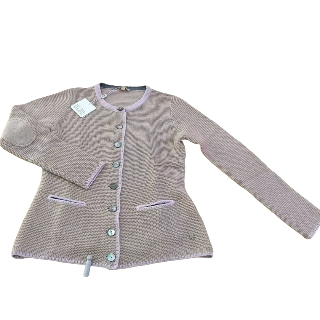 WANMU |【5针正反针16-1799】尾单正反针女园开衫潮牌时尚