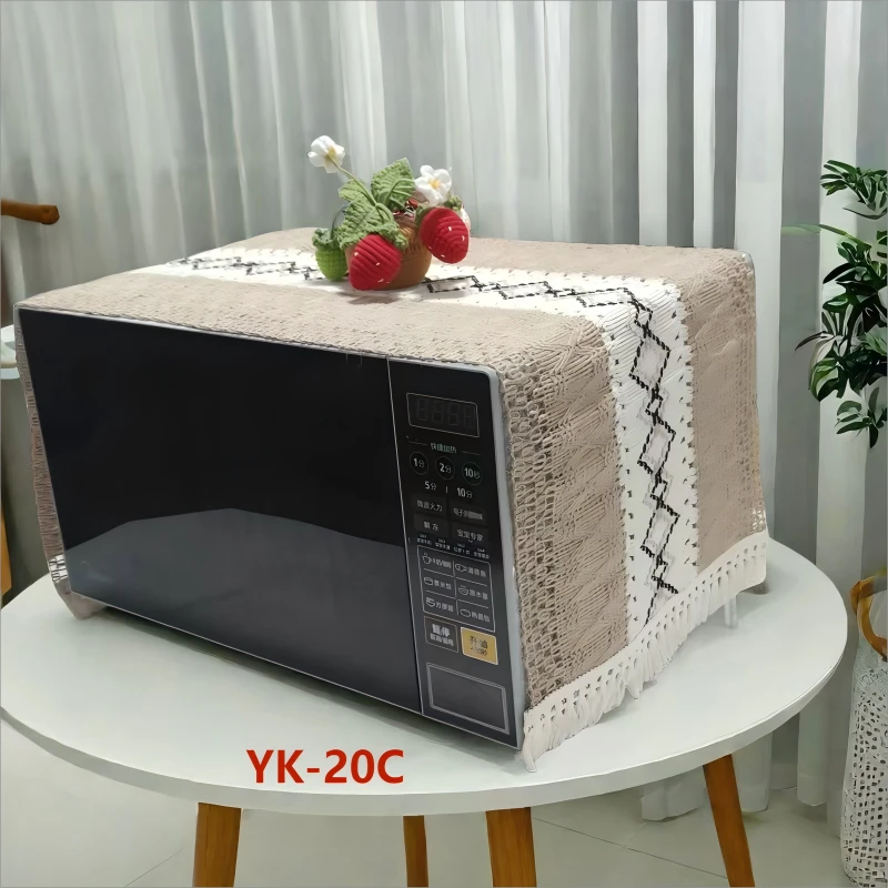 简约冰箱微波炉防尘防尘罩防水烤箱新款欧式加厚盖巾家用盖布盖巾