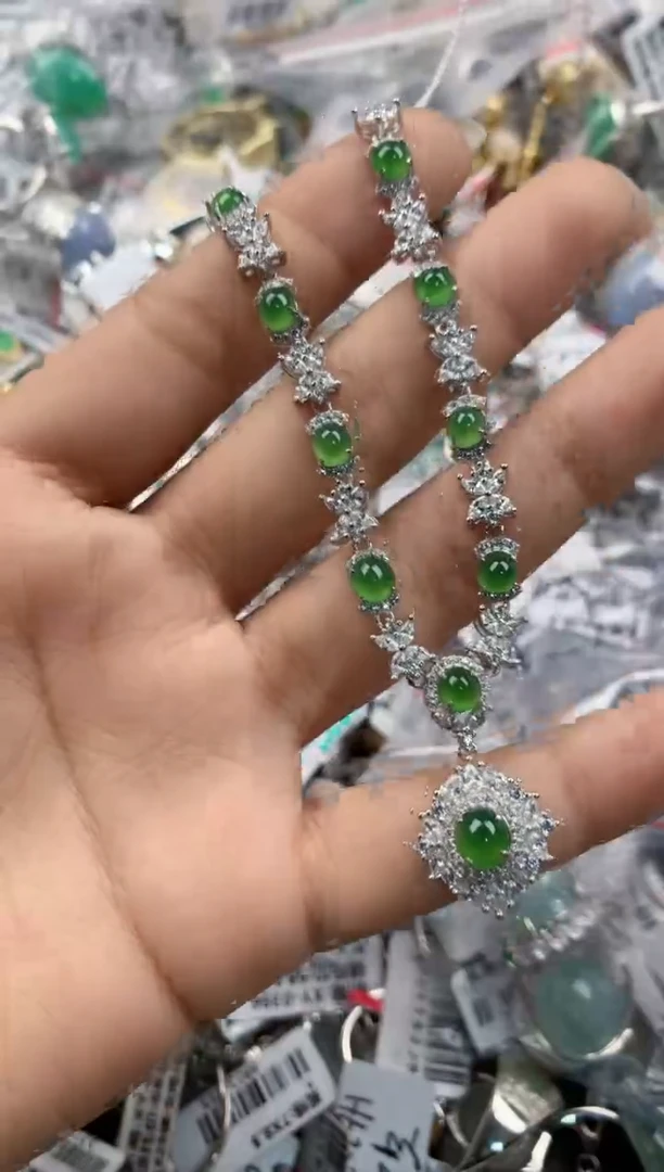 银S925镶嵌戒指翡翠11-11-11      1