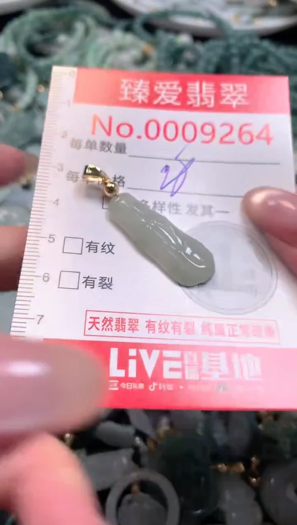 吊坠(不含链)未镶嵌翡翠9264
