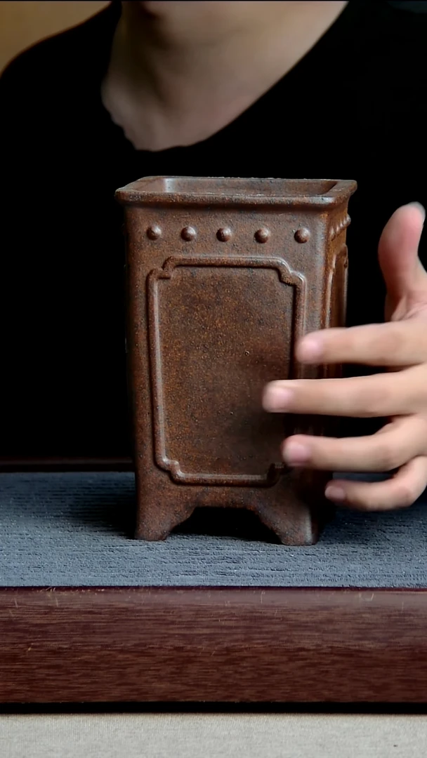 紫砂花盆9.5*15内径尺寸