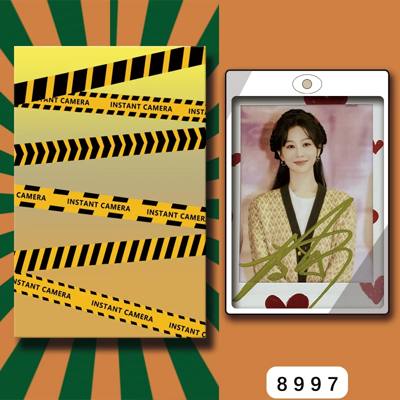 D8997【杨紫】 正品拍立得照片 爱心