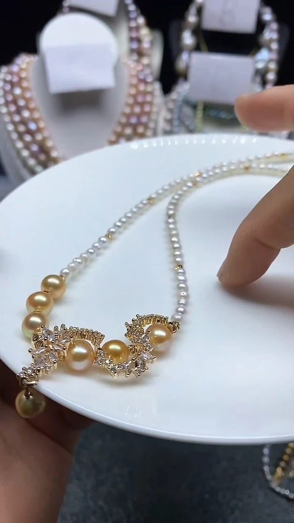 【闪购商品】淡水珍珠颈饰未镶嵌多人