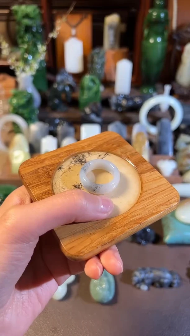 【闪购商品】和田玉戒指未镶嵌港码20