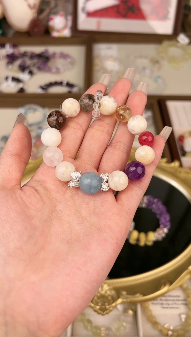 【闪购商品】水晶手链未镶嵌天然水晶多样性发货发其一颜色微差