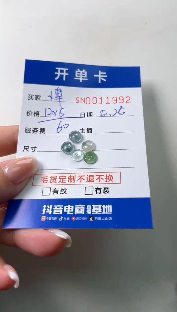 翡翠未镶嵌颈饰00011992