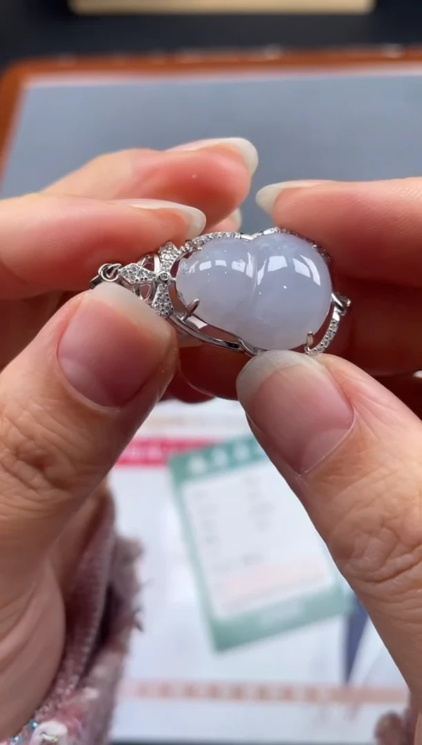 【闪购商品】定制翡翠银S925镶嵌01-17HDJT0133050