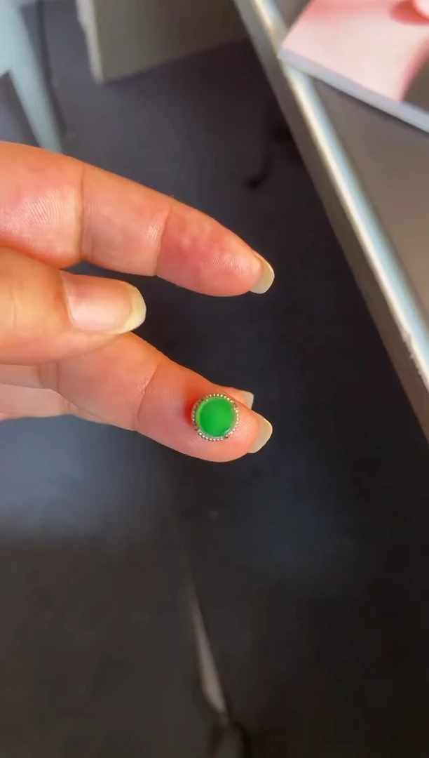 吊坠(不含链)银S925镶嵌翡翠1