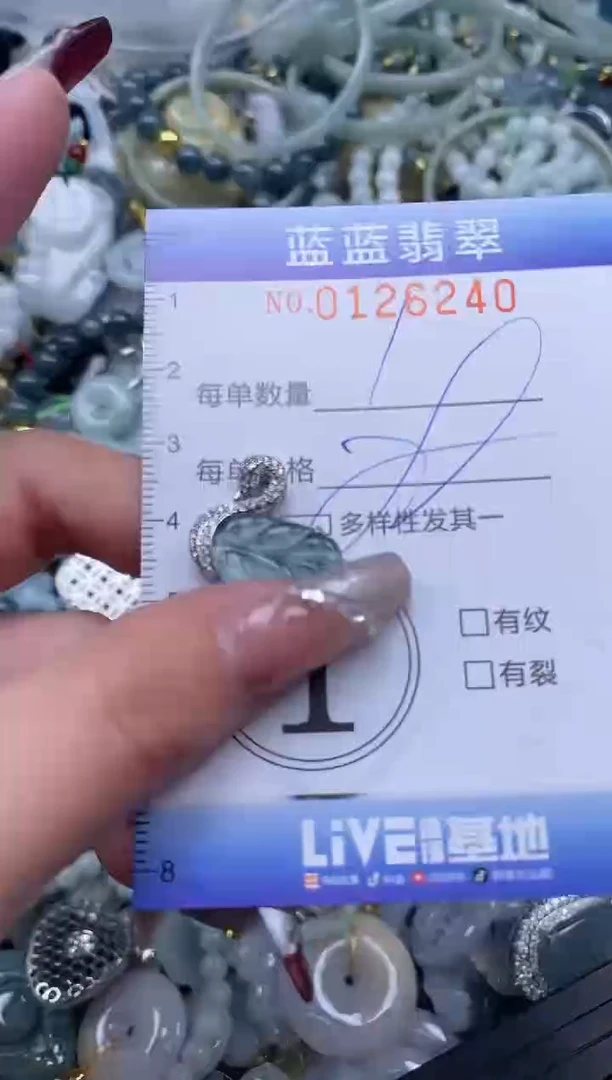 【闪购商品】翡翠颈饰未镶嵌闪购0126240多样性发其一