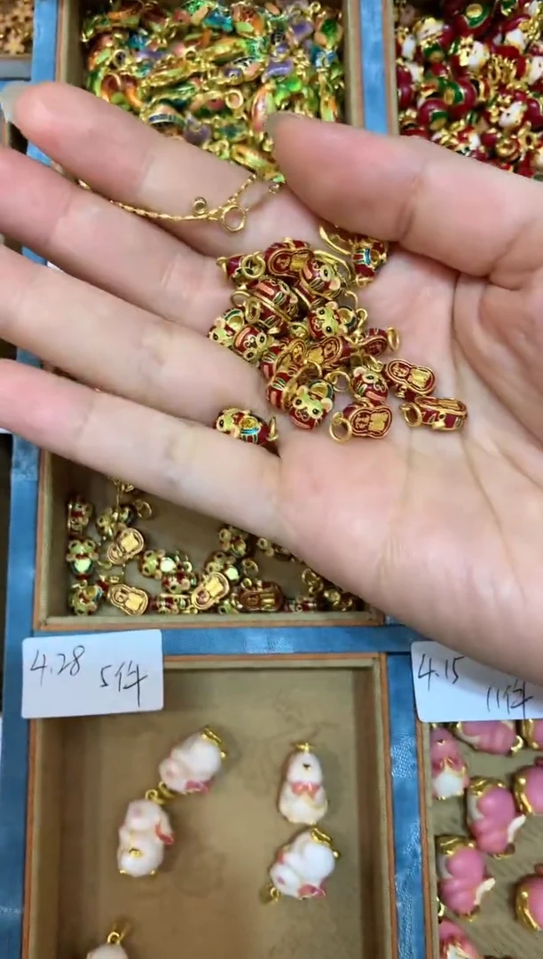【闪购商品】定制足金吊坠(不含链)（多样性发一件）W311|1461
